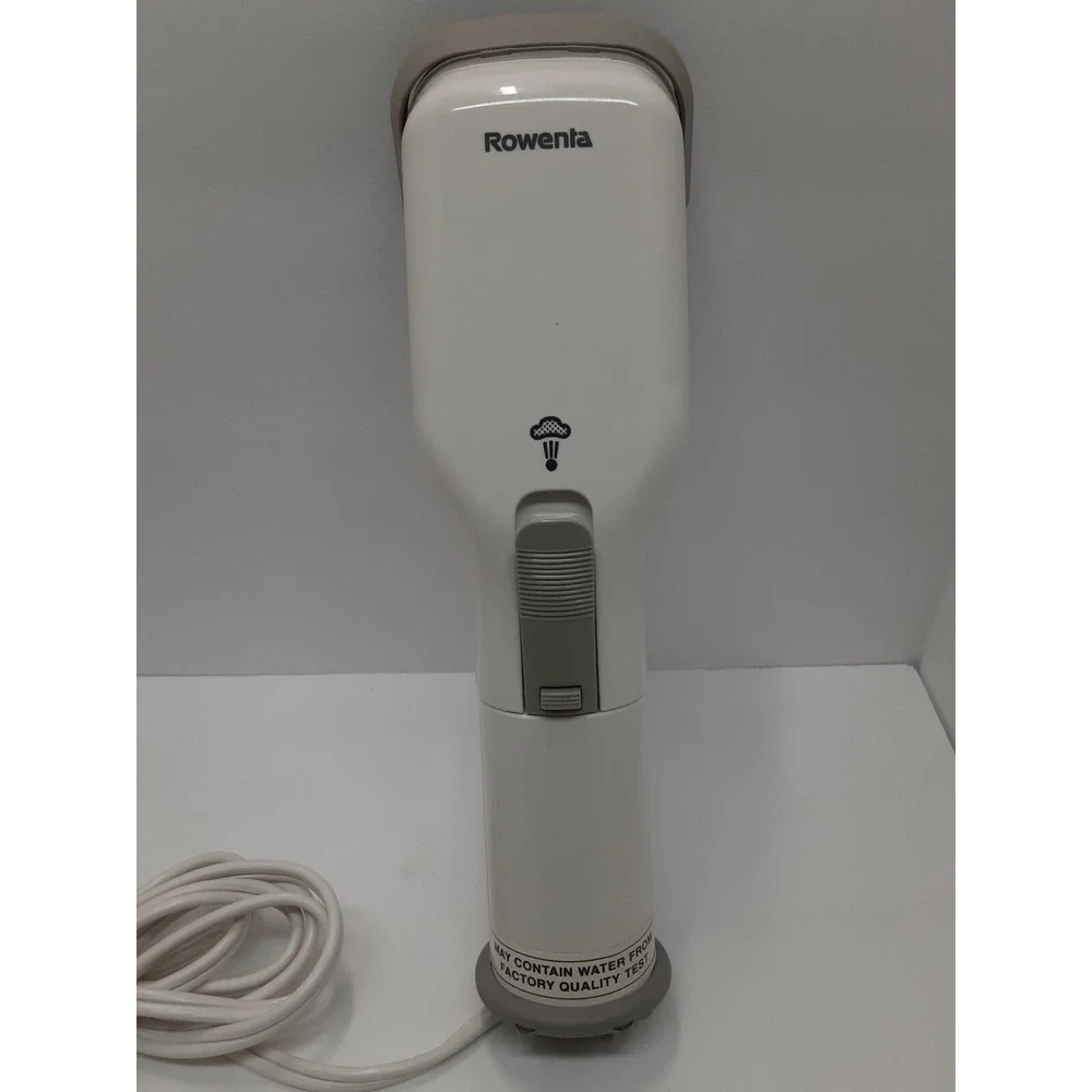 Vintage Rowenta Handheld Garment Steamer Travel Size with Brush‎ and Case Tested